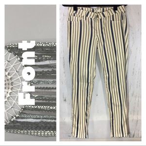 JOIE Striped Straight Leg Pants Size 29
